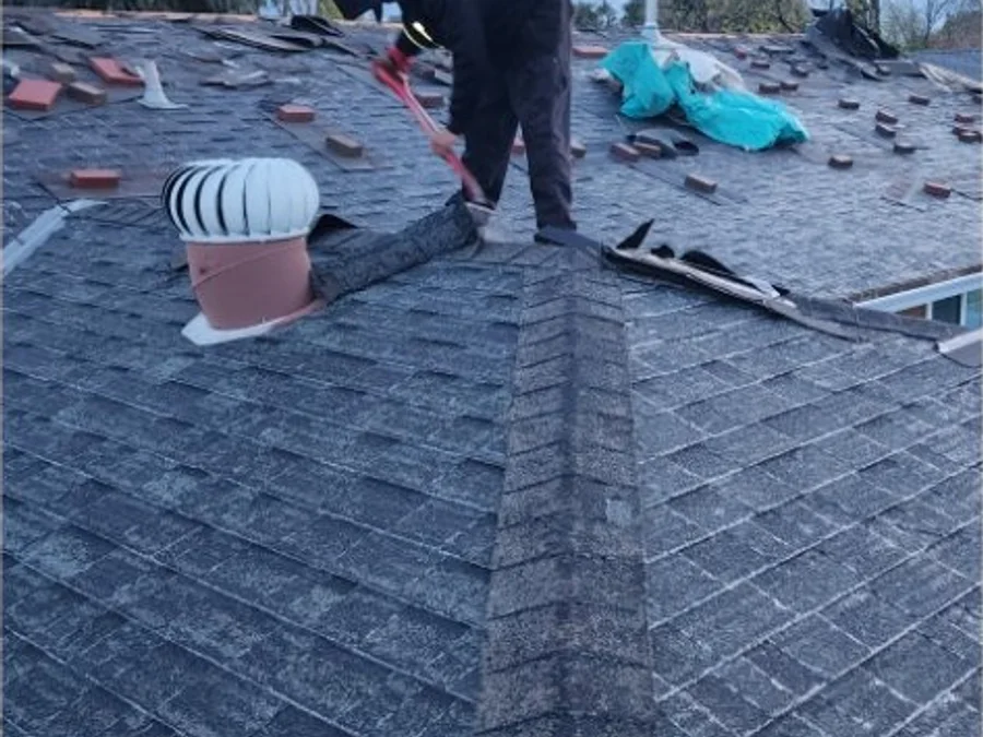 Roof Surface Repair and Finish before project